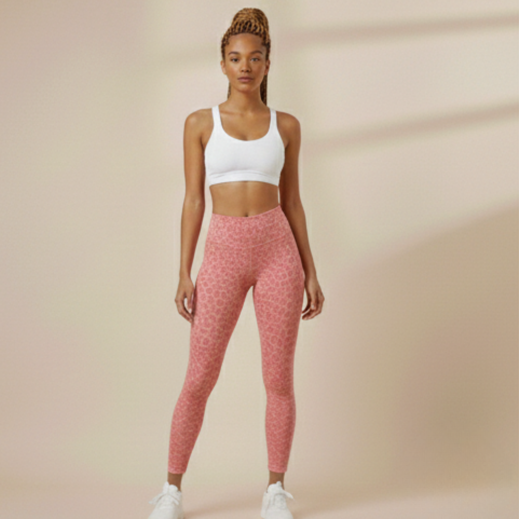 Women Leopard V Waist Seamless Booty Lifting Leggings – High Waist Stretch, Hip Sculpting, Scrunch Fit Activewear