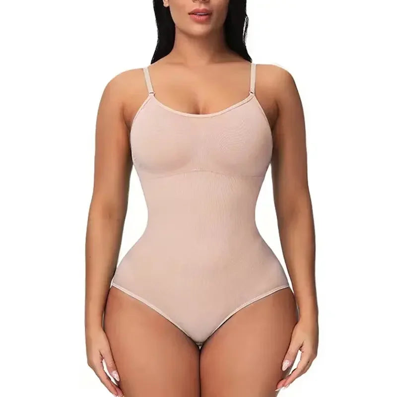 Seamless Tummy Control Shaping Bodysuit – Lift, Smooth & Sculpt Full-Body Slimmer