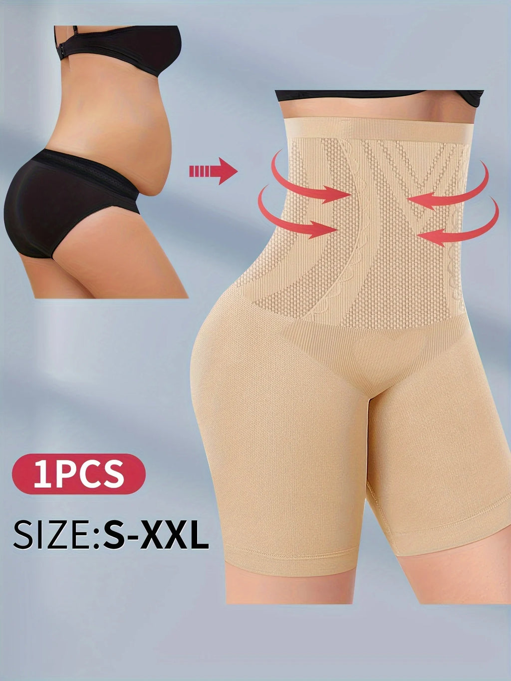 LUXARA™ Ultra-Sculpt High Waist Tummy Control Shapewear – Seamless Butt Lift Panties for Women