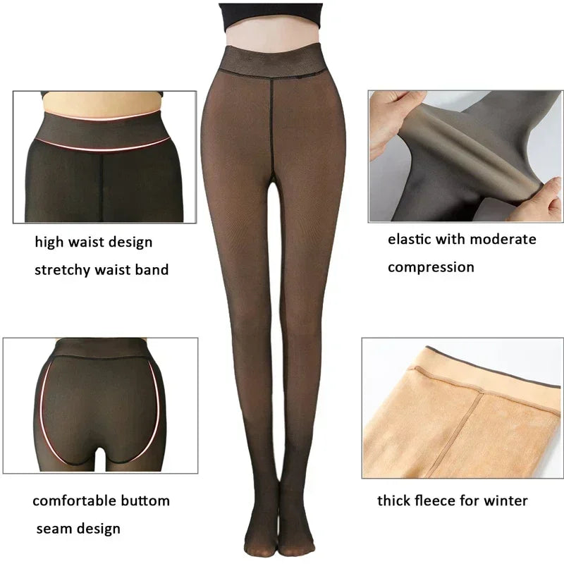 Women’s Thermal Leggings / Insulated Tights (Multiple Thickness Options)