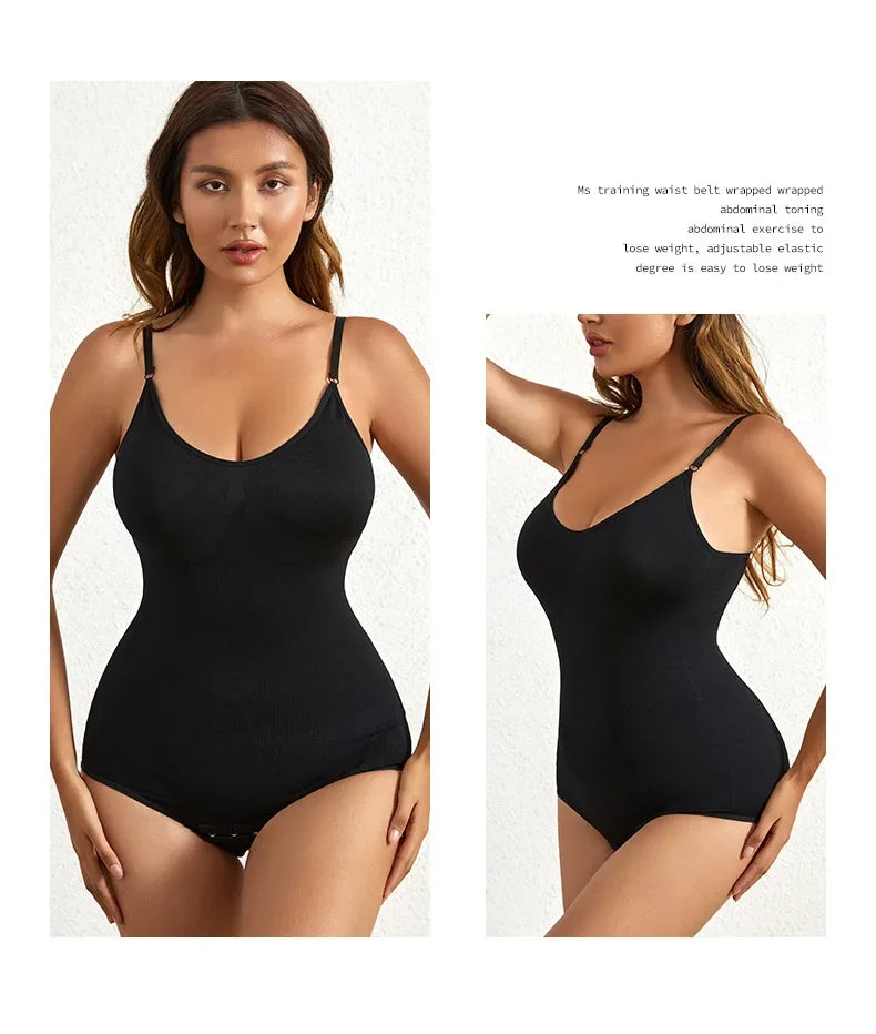 Seamless Tummy Control Shaping Bodysuit – Lift, Smooth & Sculpt Full-Body Slimmer