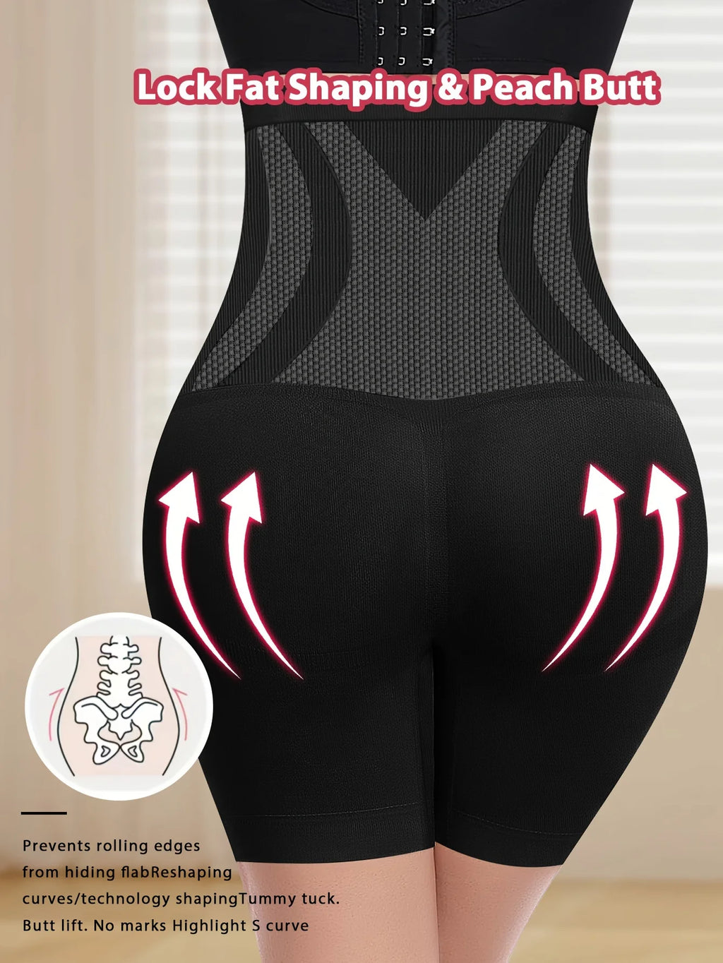 LUXARA™ Ultra-Sculpt High Waist Tummy Control Shapewear – Seamless Butt Lift Panties for Women