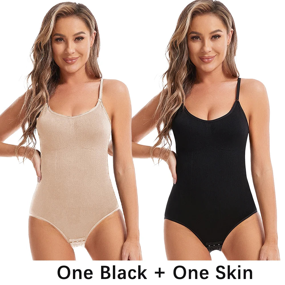 Ultra-Sculpt Seamless Bodysuit Shapewear – Tummy Control, Butt Lifter & Waist Slimmer | Smooth Compression Body Shaper for Women