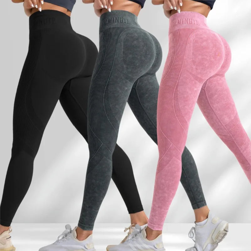 Women’s Seamless High Waist Gym Leggings – LUXARA ActiveFit Sculpt Series