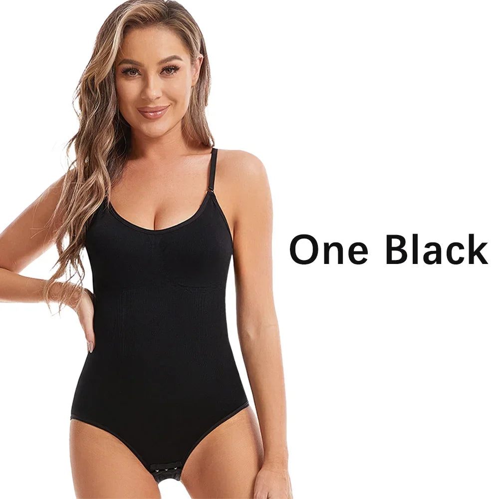 Ultra-Sculpt Seamless Bodysuit Shapewear – Tummy Control, Butt Lifter & Waist Slimmer | Smooth Compression Body Shaper for Women