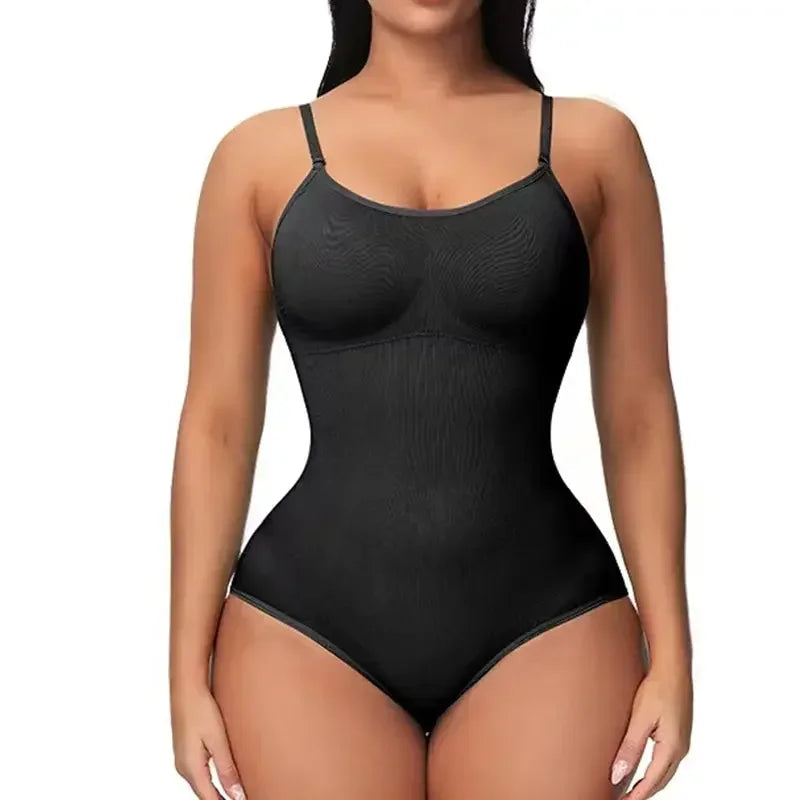 Seamless Tummy Control Shaping Bodysuit – Lift, Smooth & Sculpt Full-Body Slimmer
