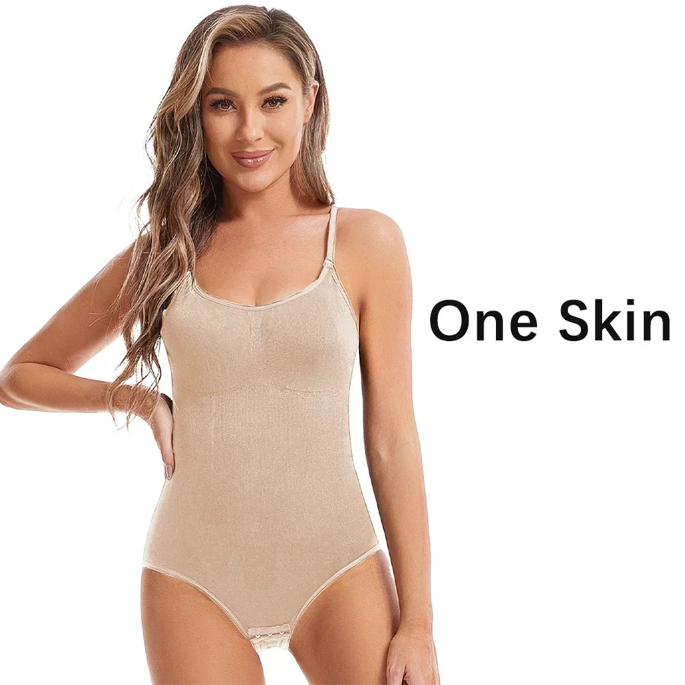 Ultra-Sculpt Seamless Bodysuit Shapewear – Tummy Control, Butt Lifter & Waist Slimmer | Smooth Compression Body Shaper for Women
