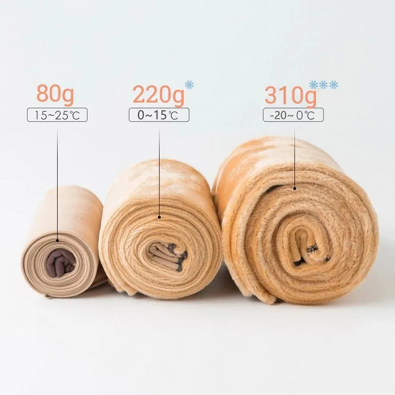 LUXARA™ Ultra-Warm Thermal Sheer Tights – Fleece-Lined Winter Pantyhose for Women • Slimming, Stretchy, Translucent Look Leggings